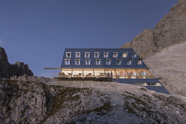Passo Santner Mountain Hut, Catinaccio, Dolomites