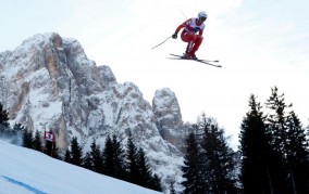 Ski slope Saslong - Val Gardena